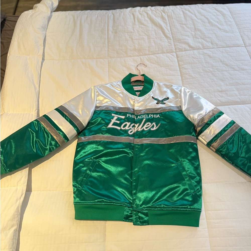 Mitchell & Ness Eagles Bomber Jacket - image 2